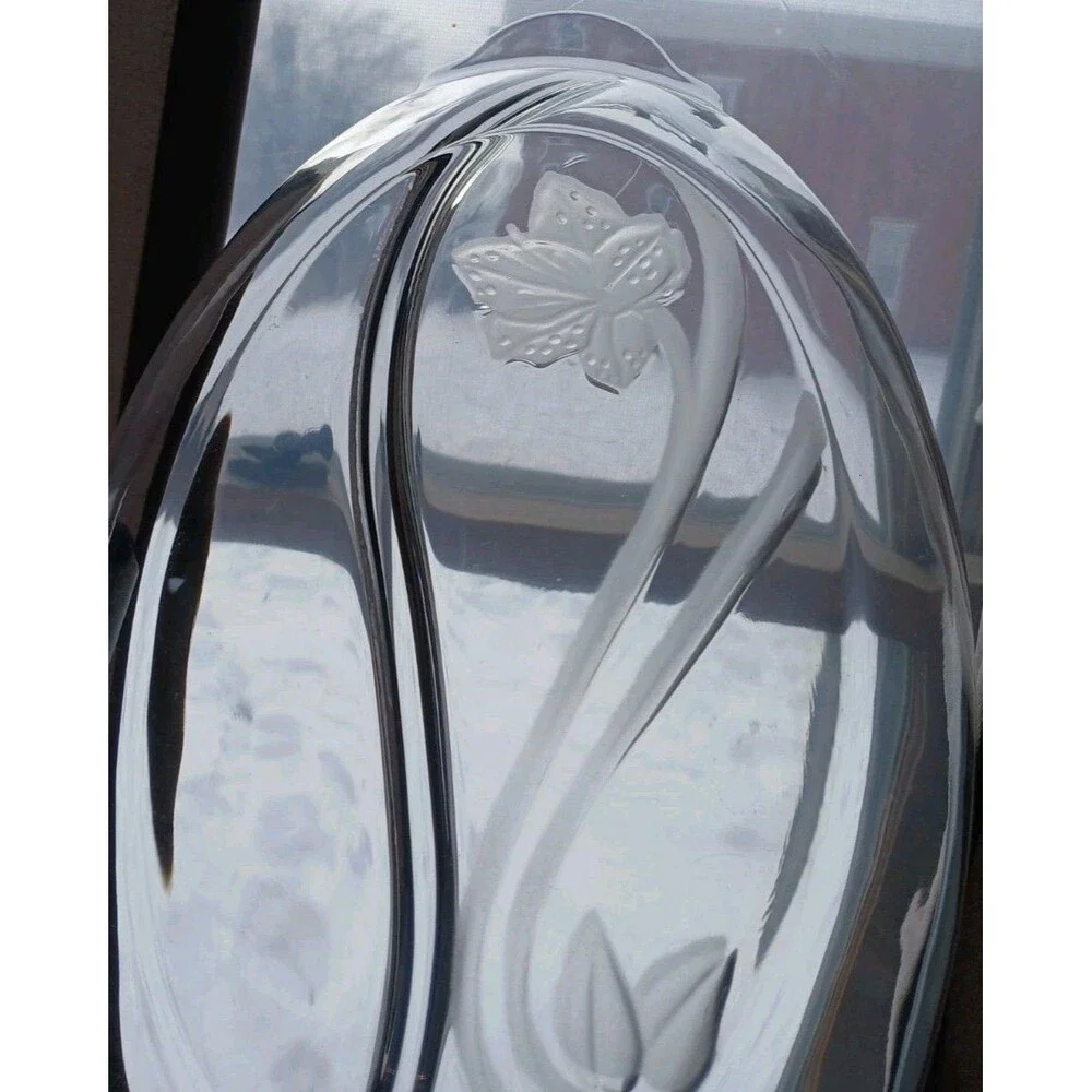 Anchor Hocking Divided Relish Tray Satin Image Collection 1900/12E Oval 13